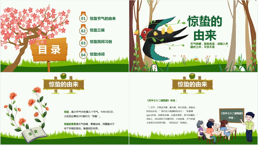 惊蛰主题班会课件图文