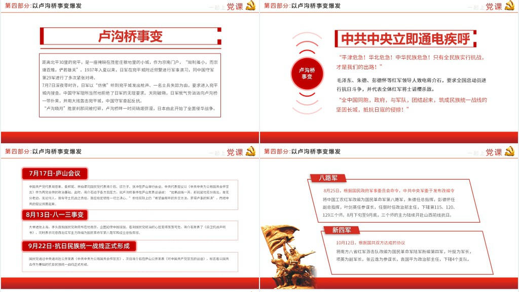 生死存亡筑长城党推动形成抗日民族统一战线历史学习PPT课件 生死存亡筑长城党推动形成抗日民族统一战线历史学习PPT课件