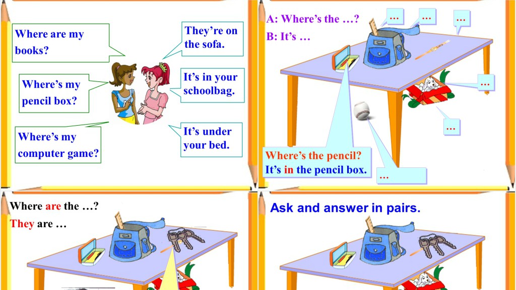 Where is my schoolbag英语PPT课件 Where is my schoolbag英语PPT课件