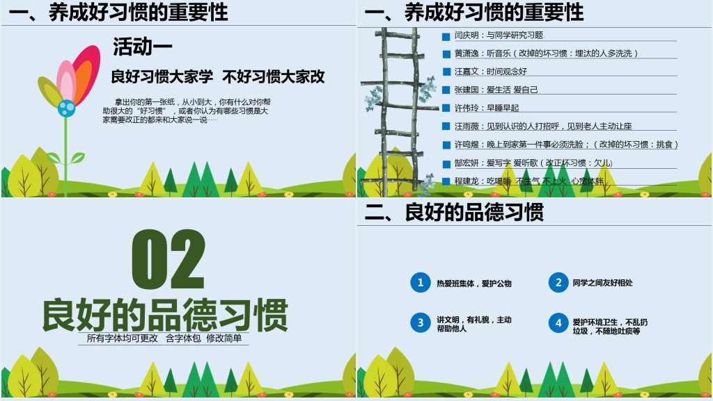 好习惯成就好命运主题班会课PPT课件 好习惯成就好命运主题班会课PPT课件