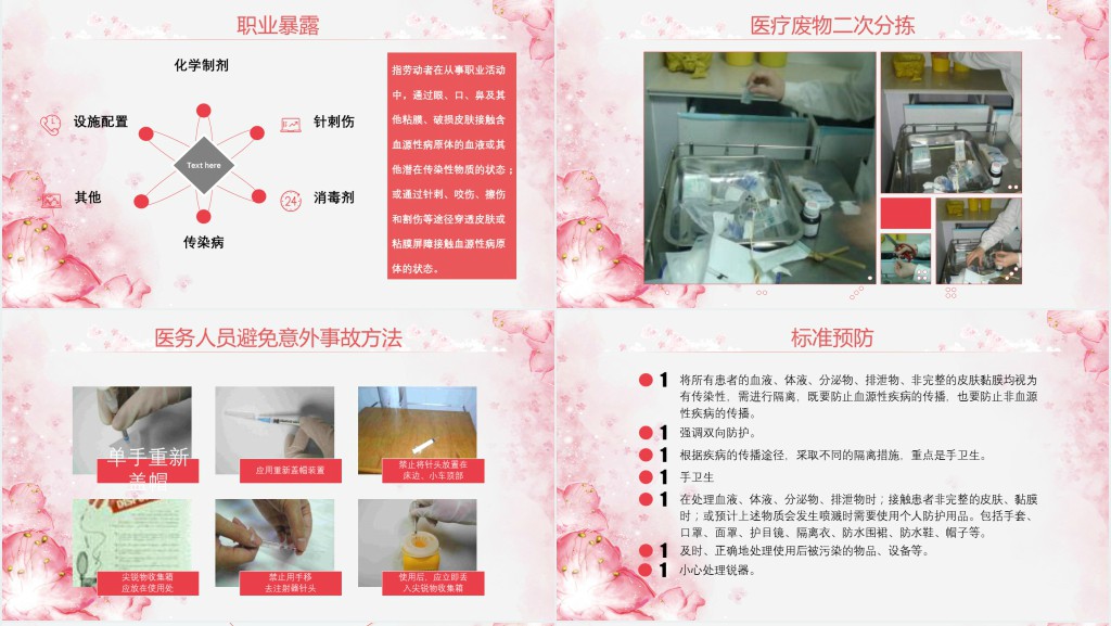 护理工作中医院感染问题PPT模板