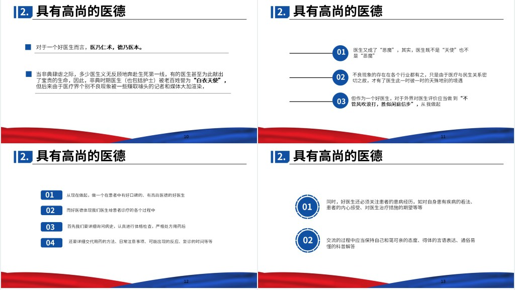 如何做一名好医生讲座PPT课件 如何做一名好医生讲座PPT课件