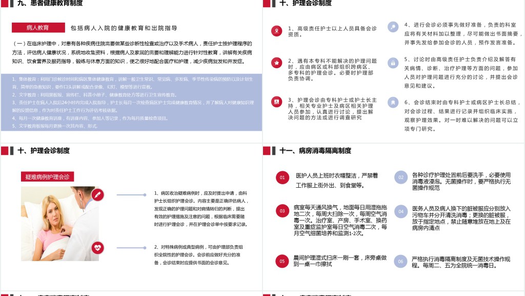十八项核心制度涉及护理PPT模板 十八项核心制度涉及护理PPT模板