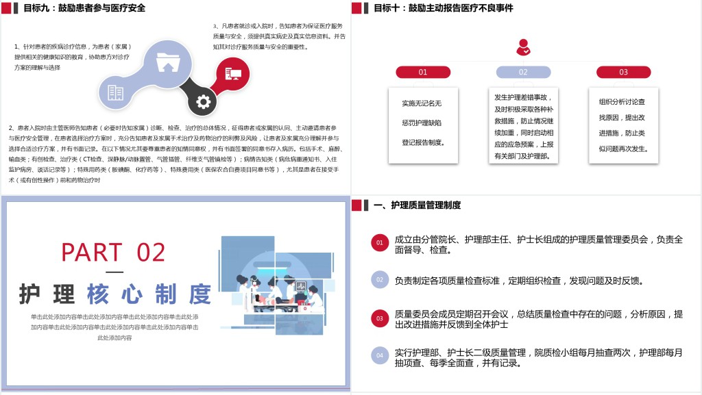 十八项核心制度涉及护理PPT模板 十八项核心制度涉及护理PPT模板