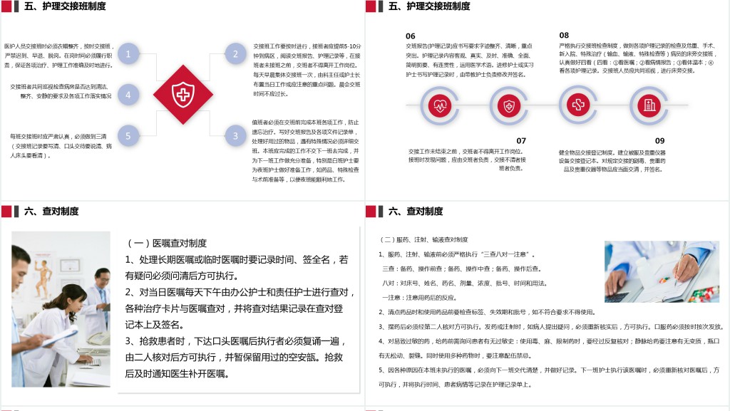 十八项核心制度涉及护理PPT模板 十八项核心制度涉及护理PPT模板