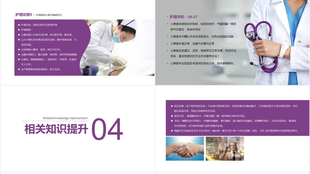 颅脑外伤锥颅护理查房PPT模板 颅脑外伤锥颅护理查房PPT模板