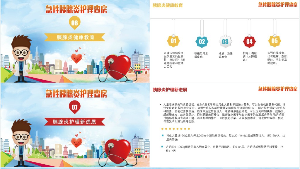 内科学急性胰腺炎护理查房PPT模板 内科学急性胰腺炎护理查房PPT模板