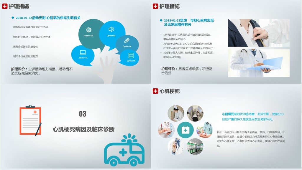 急性心梗患者护理查房PPT模板 急性心梗患者护理查房PPT模板