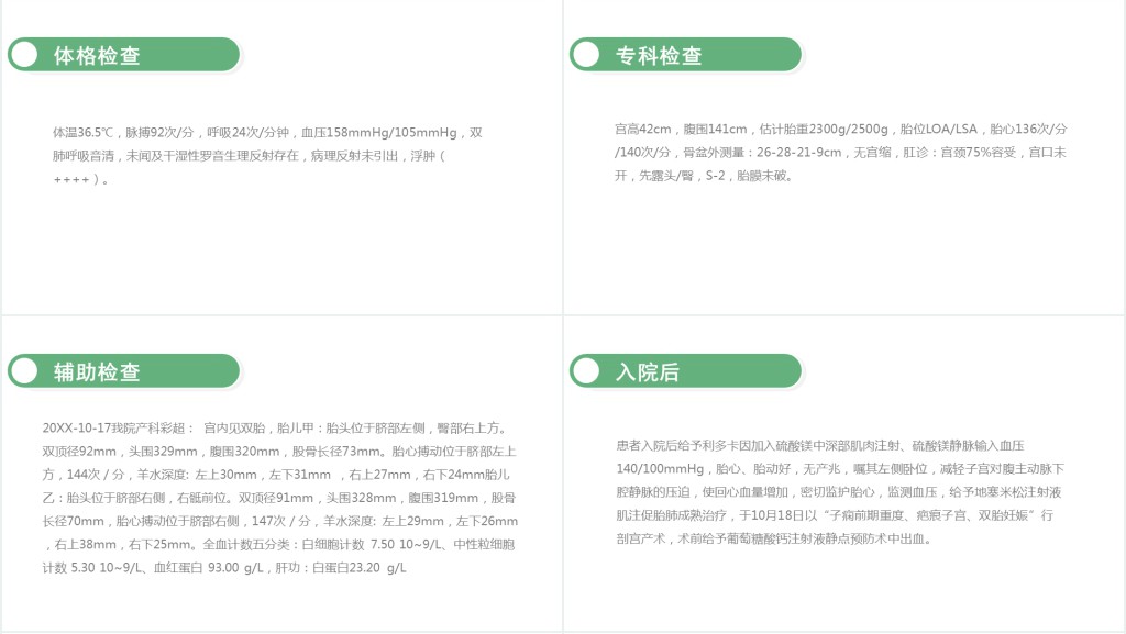 重度子痫前期患者护理查房PPT模板 重度子痫前期患者护理查房PPT模板