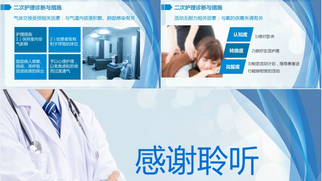 肺部感染患者护理查房PPT模板 肺部感染患者护理查房PPT模板