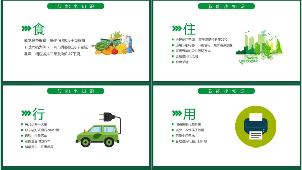 绿色全国低碳日宣传周课件 绿色全国低碳日宣传周课件