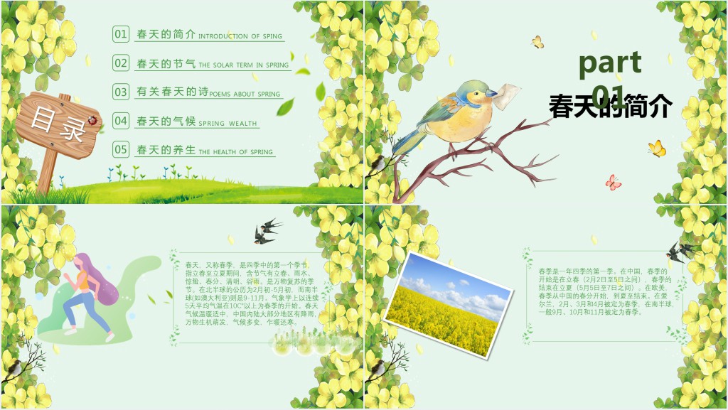 春天你好课程介绍PPT课件 春天你好课程介绍PPT课件