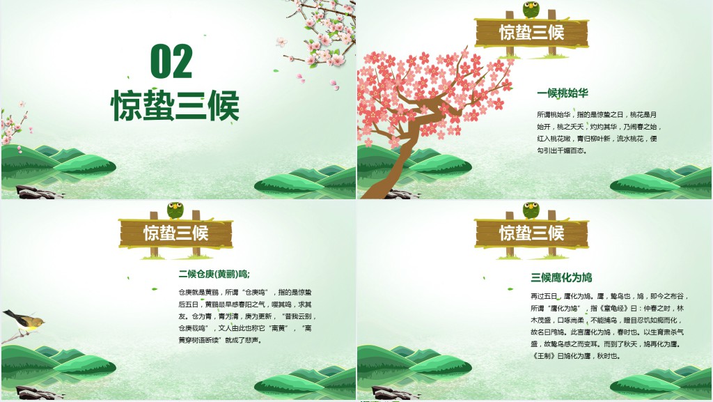 小学惊蛰主题班会流程安排PPT课件 小学惊蛰主题班会流程安排PPT课件