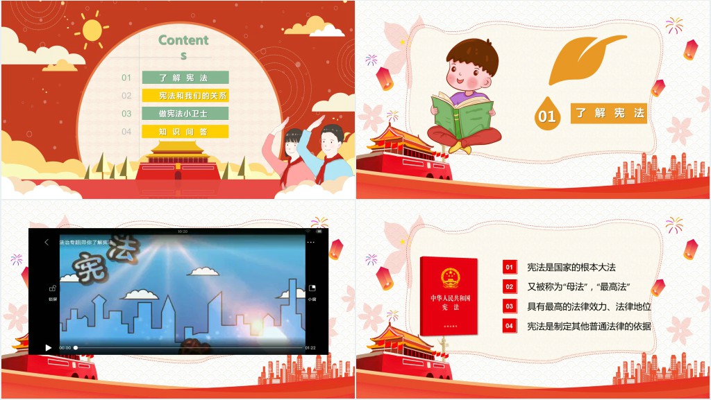 小学生宪法知识学习国家宪法日主题PPT课件 小学生宪法知识学习国家宪法日主题PPT课件
