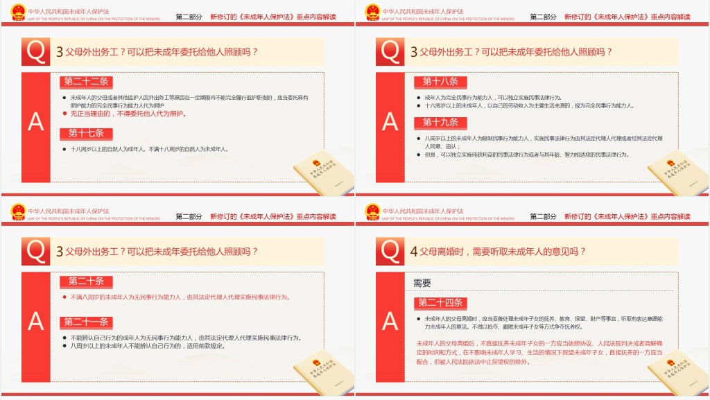 最新修订版《未成年人保护法》解读PPT党课 最新修订版《未成年人保护法》解读PPT党课
