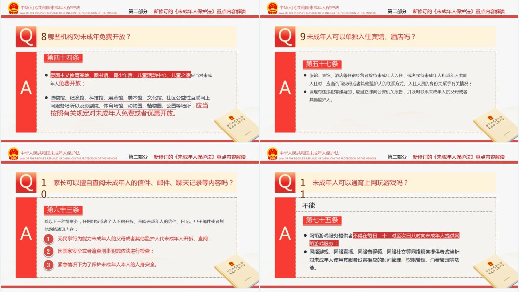 最新修订版《未成年人保护法》解读PPT党课 最新修订版《未成年人保护法》解读PPT党课