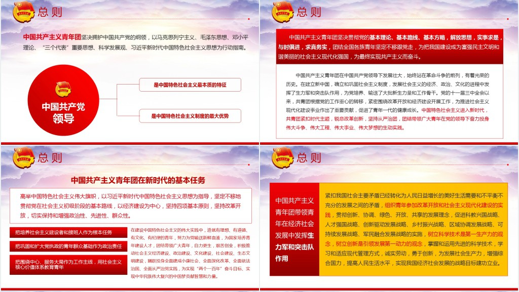 新时代的共青团员PPT团课课件