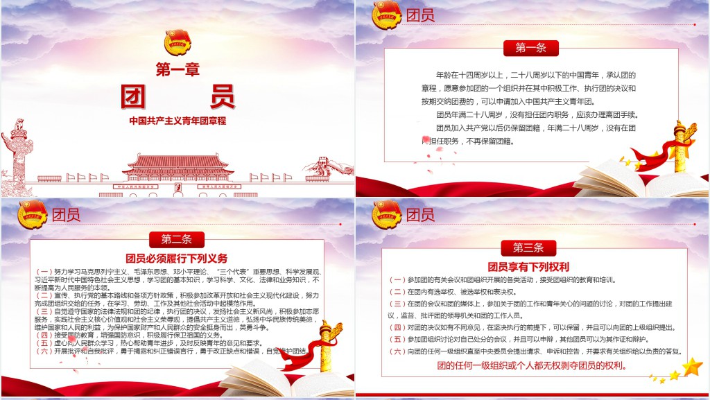 新时代的共青团员PPT团课课件