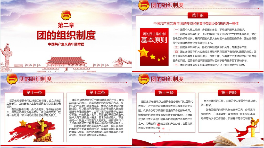 新时代的共青团员PPT团课课件