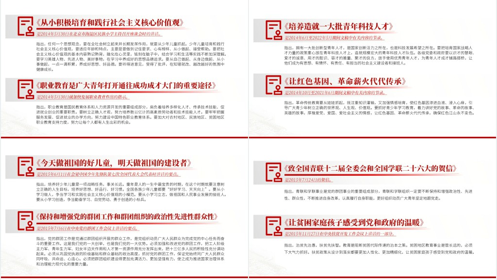 《论党的青年工作》PPT党课 《论党的青年工作》PPT党课