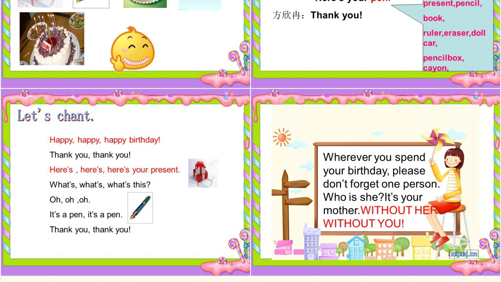 Happy birthday英语PPT课件 Happy birthday英语PPT课件