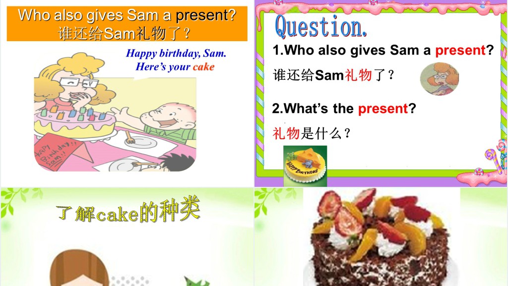 Happy birthday英语PPT课件 Happy birthday英语PPT课件