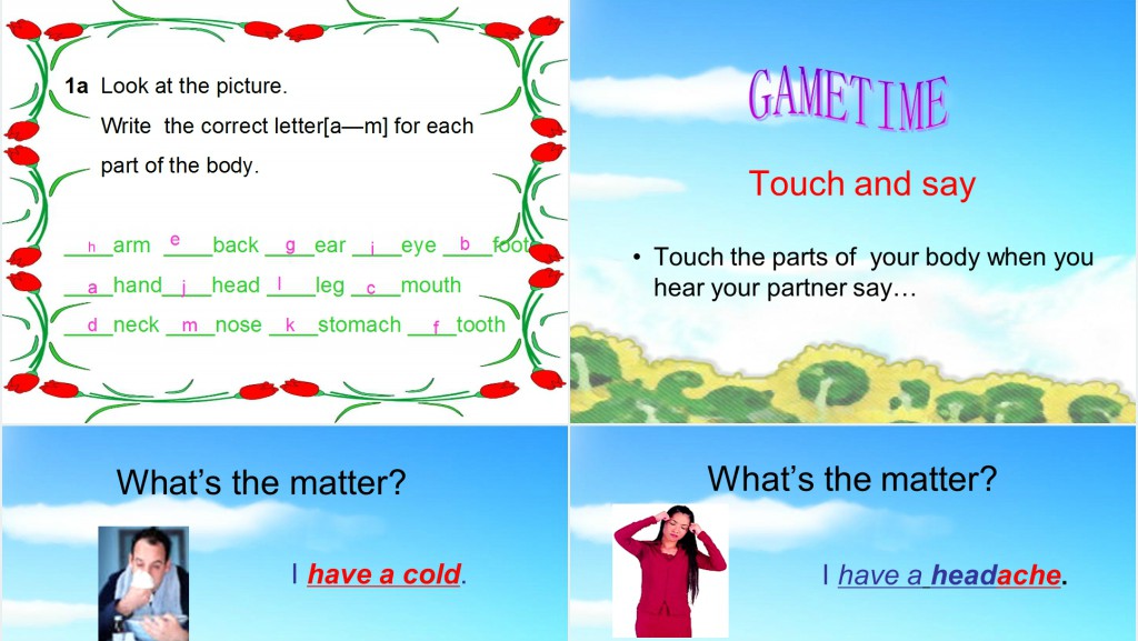 Unit 1 What is the matter英语PPT课件 Unit 1 What is the matter英语PPT课件
