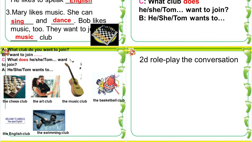 Can you play the guitar英语PPT课件 Can you play the guitar英语PPT课件