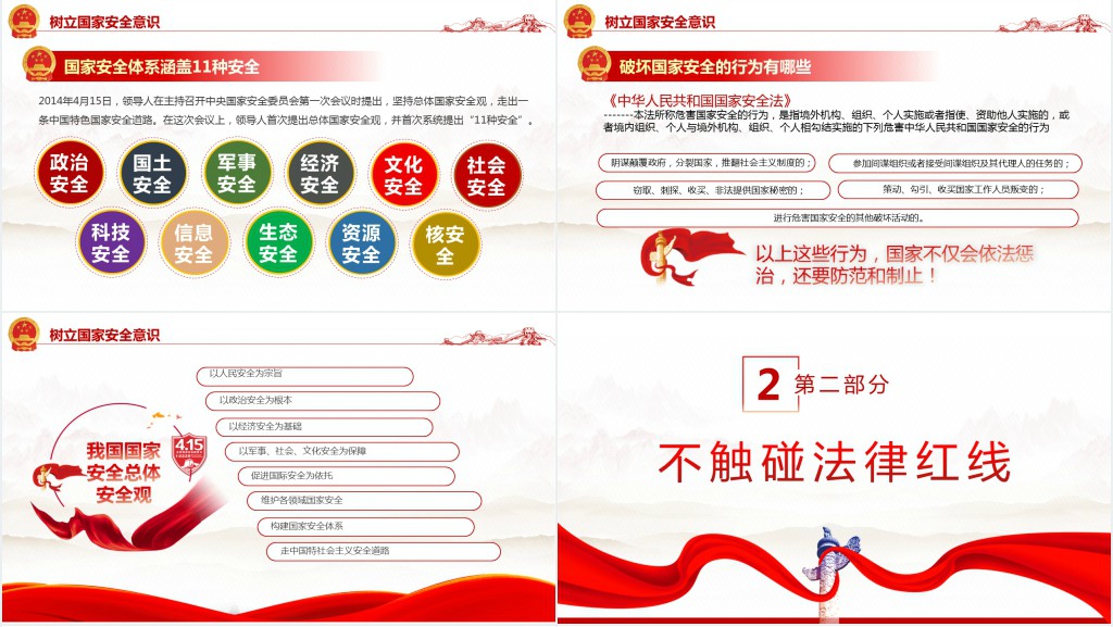 全民国家安全教育日国家安全人人有责主题班会PPT课件 全民国家安全教育日国家安全人人有责主题班会PPT课件