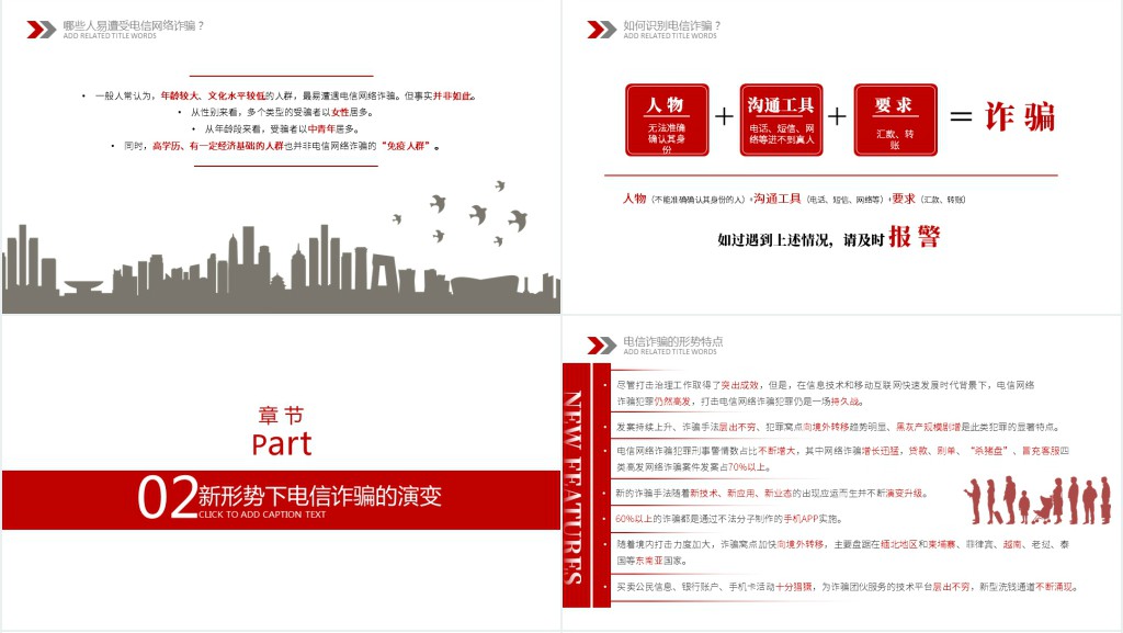谨防网络新型犯罪诈骗讲座PPT课件 谨防网络新型犯罪诈骗讲座PPT课件