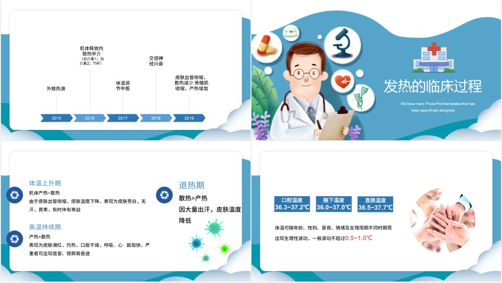 发热病人的护理查房PPT模板 发热病人的护理查房PPT模板