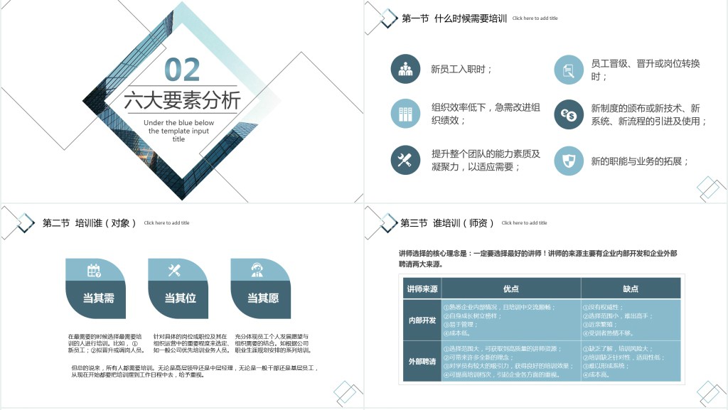 团队管理员工培训公司企业培训PPT模板