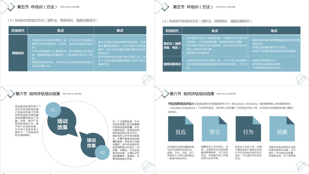 团队管理员工培训公司企业培训PPT模板
