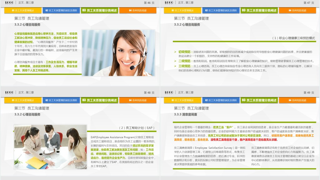 员工管理教育培训PPT公司员工培训PPT模板幻灯片