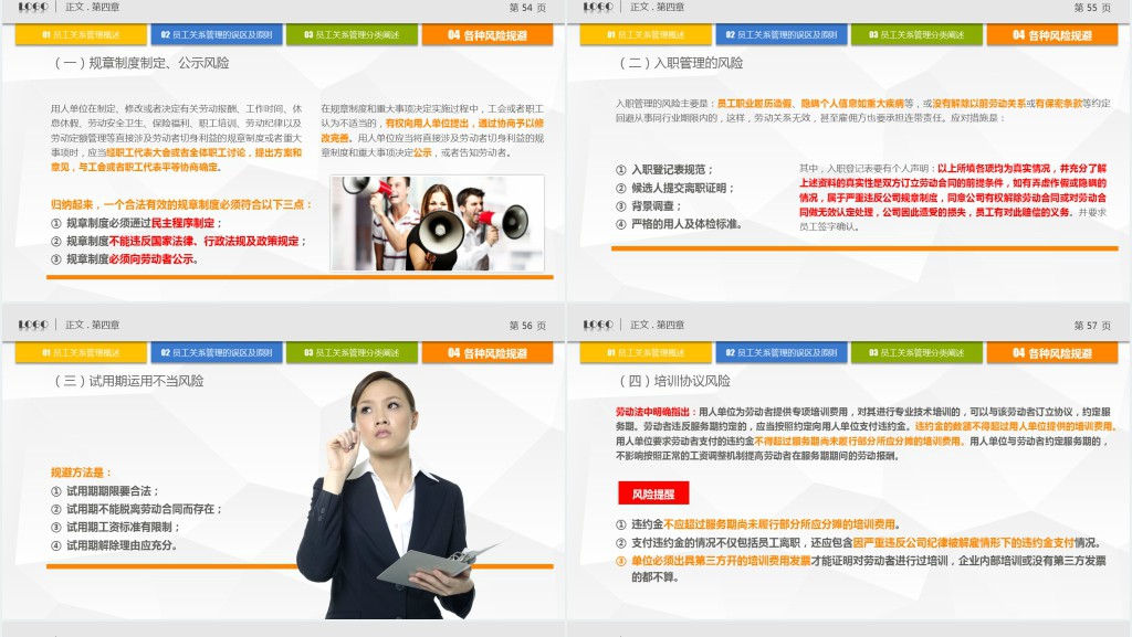 员工管理教育培训PPT公司员工培训PPT模板幻灯片