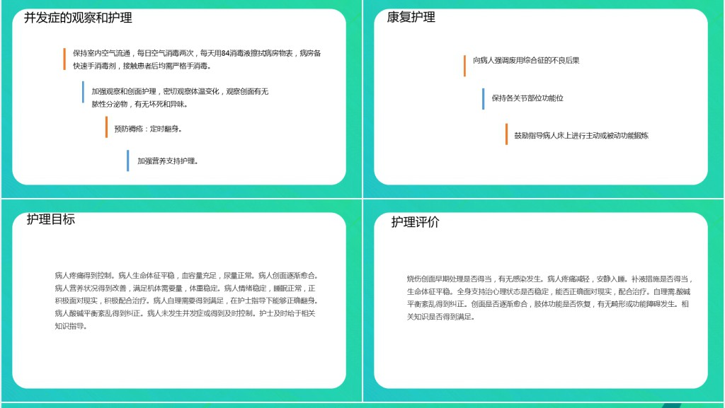 烧伤病人护理查房病案PPT模板 烧伤病人护理查房病案PPT模板