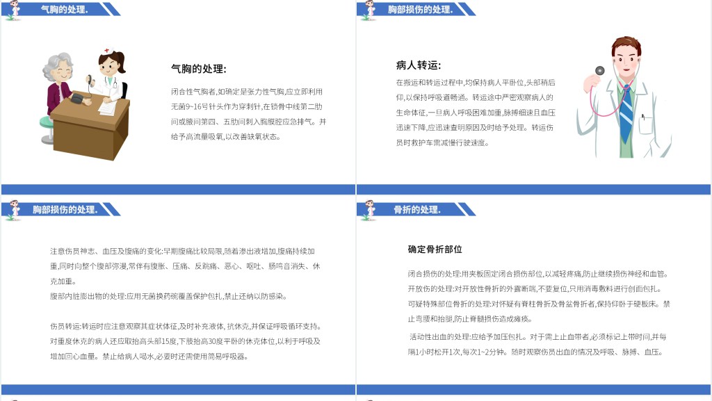 多发伤疾病护理查房PPT模板