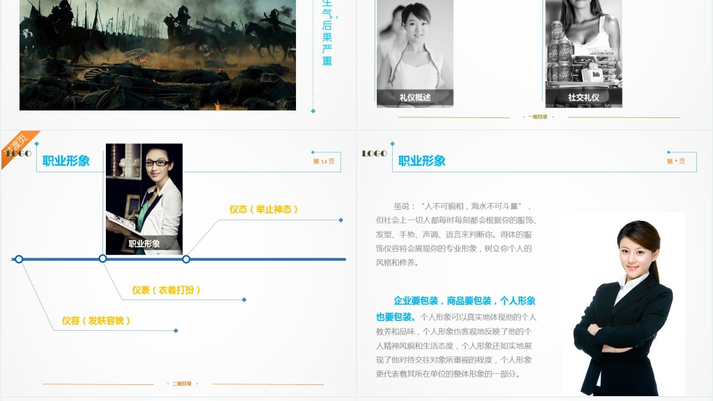 职场妆容礼仪培训课程PPT课件