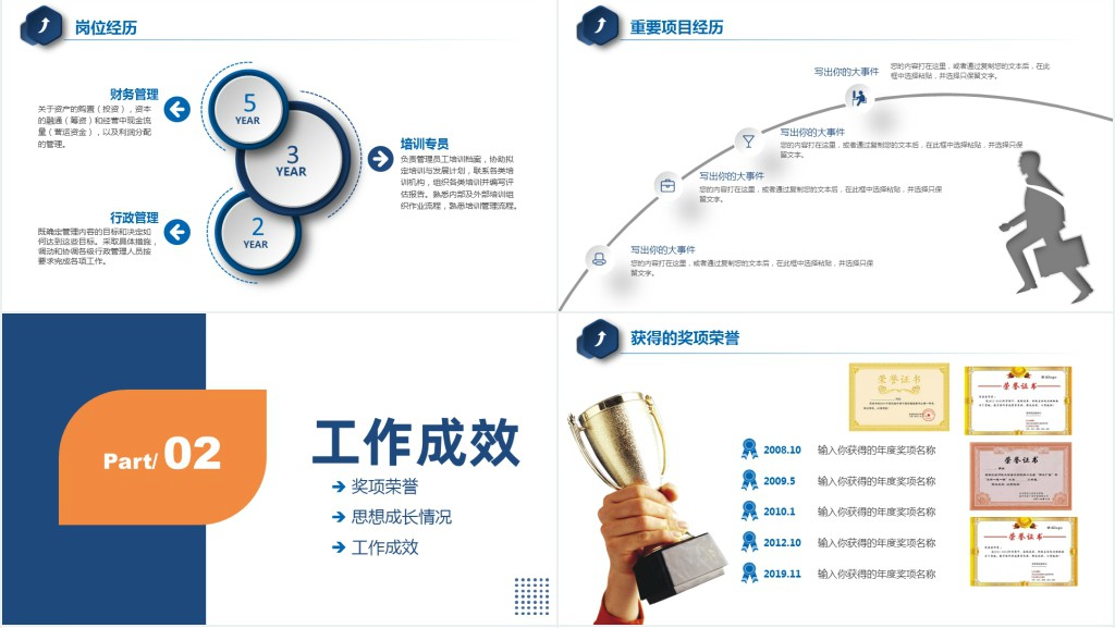 岗位竞聘PPT蓝色大气中层干部竞聘内部竞聘部门岗位竞聘报告模板