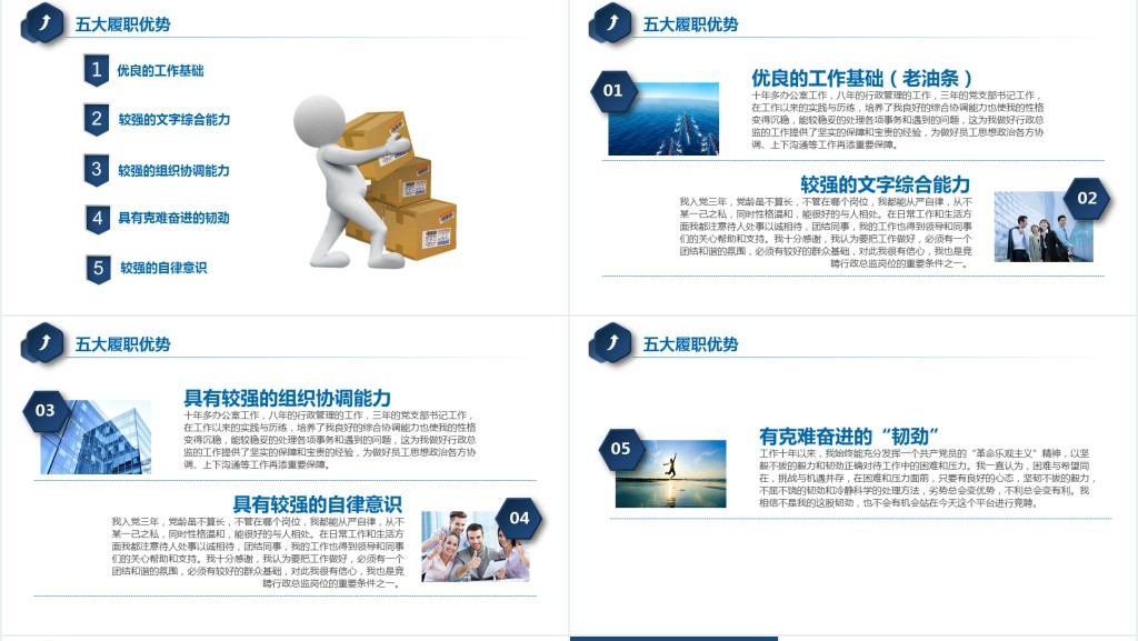 岗位竞聘PPT蓝色大气中层干部竞聘内部竞聘部门岗位竞聘报告模板