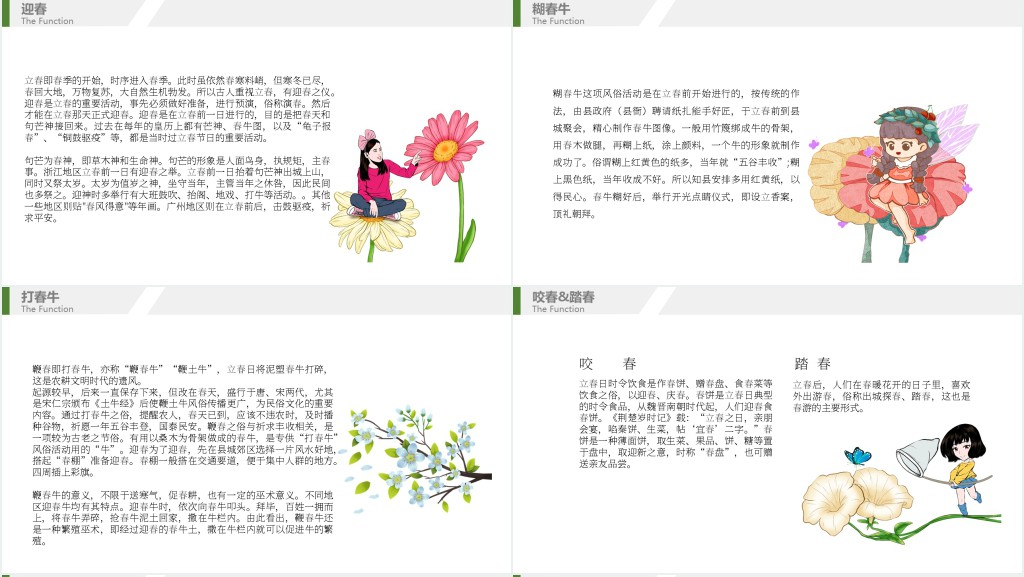 立春节节日风俗介绍PPT模板 立春节节日风俗介绍PPT模板
