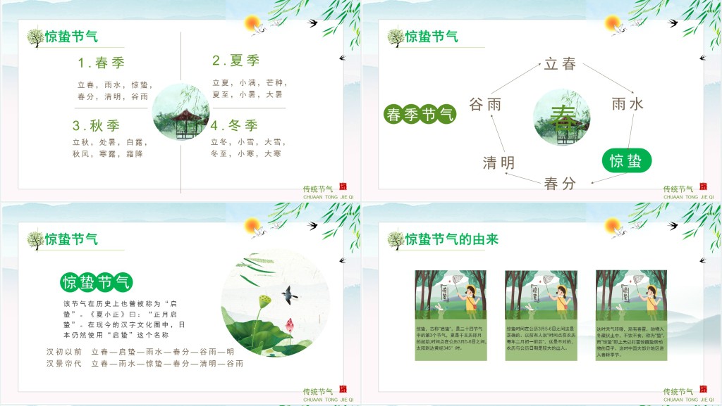 惊蛰节气主题班会教案PPT课件 惊蛰节气主题班会教案PPT课件