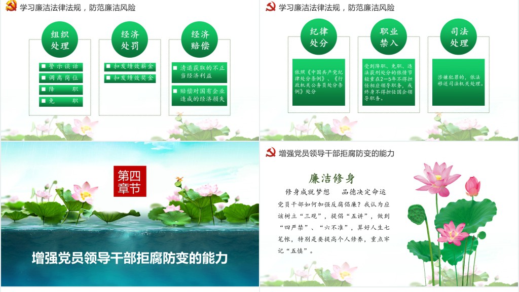 党员干部清正廉明廉洁反腐倡廉廉洁从业党员PPT党课 党员干部清正廉明廉洁反腐倡廉廉洁从业党员PPT党课