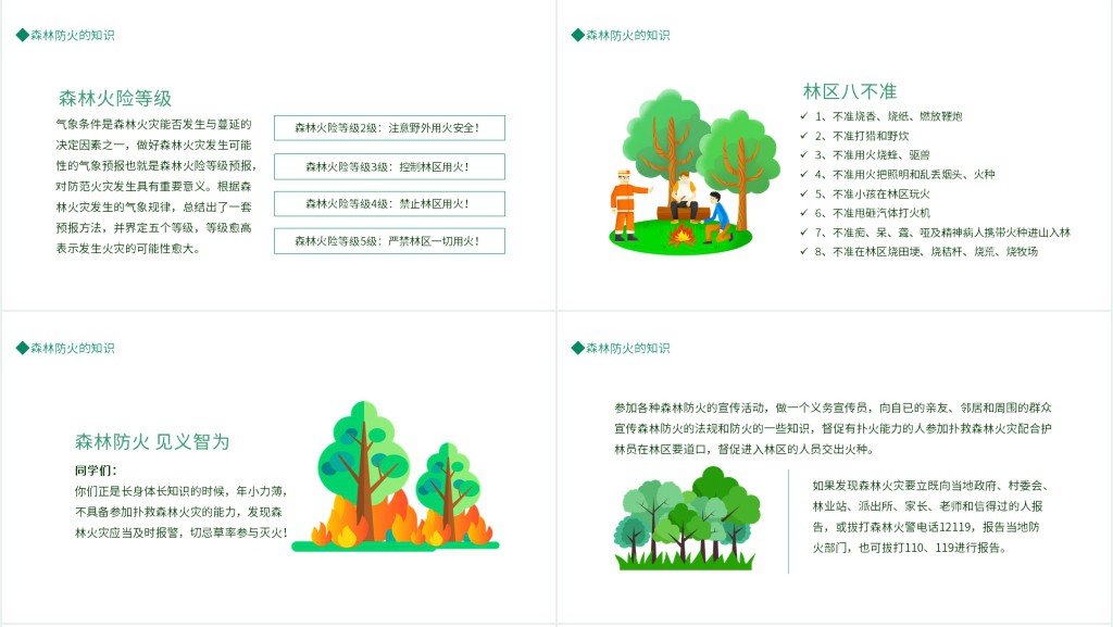平安清明森林防火安全班会课PPT课件 平安清明森林防火安全班会课PPT课件