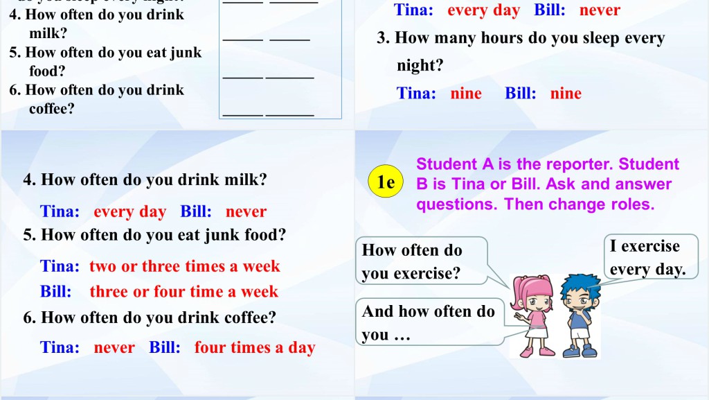 How often do you exercise英语PPT课件 How often do you exercise英语PPT课件