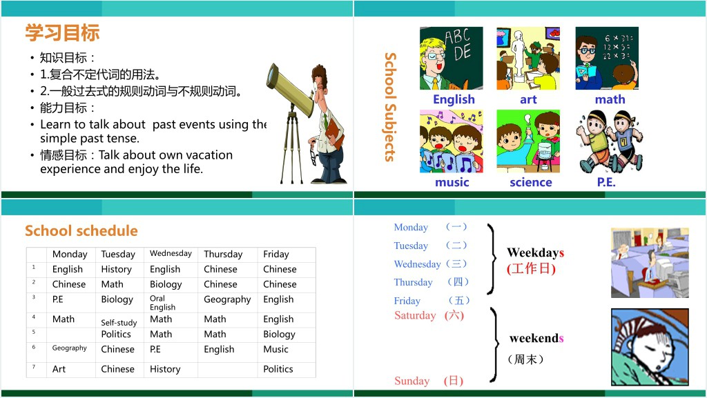 Unit9 My favorite subject is science英语PPT课件 Unit9 My favorite subject is science英语PPT课件