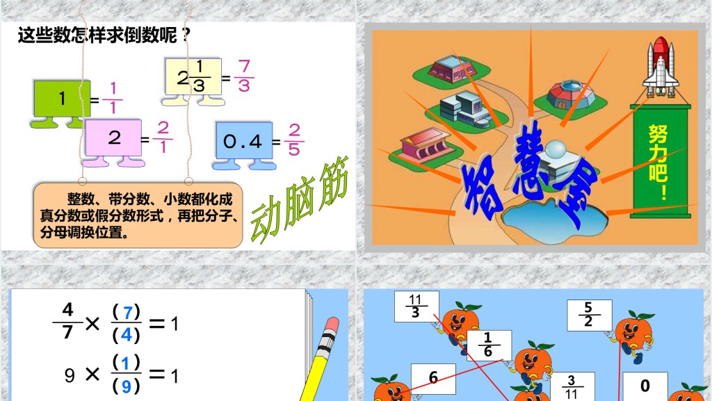 人教版小学数学六年级上册倒数的认识PPT课件 人教版小学数学六年级上册倒数的认识PPT课件