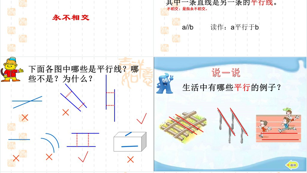 平行与垂直优秀教案PPT课件 平行与垂直优秀教案PPT课件