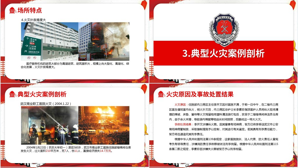 大气经典强化安全意识PPT模板