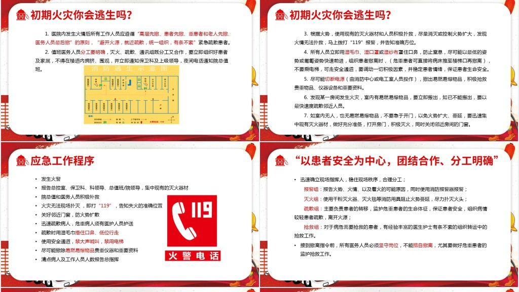 大气经典强化安全意识PPT模板